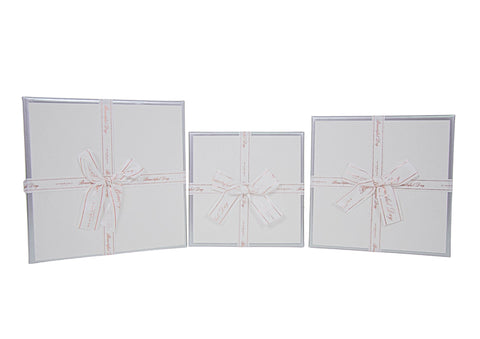 SET 3 CUTII PATRATE TIP CADOU CU FUNDA