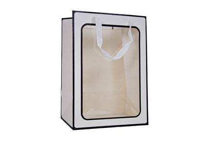 Set 10 pungi cu latura transparenta H18