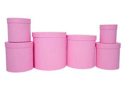 Set 6 Cutii Rotunde pentru Flori H12.5-H25