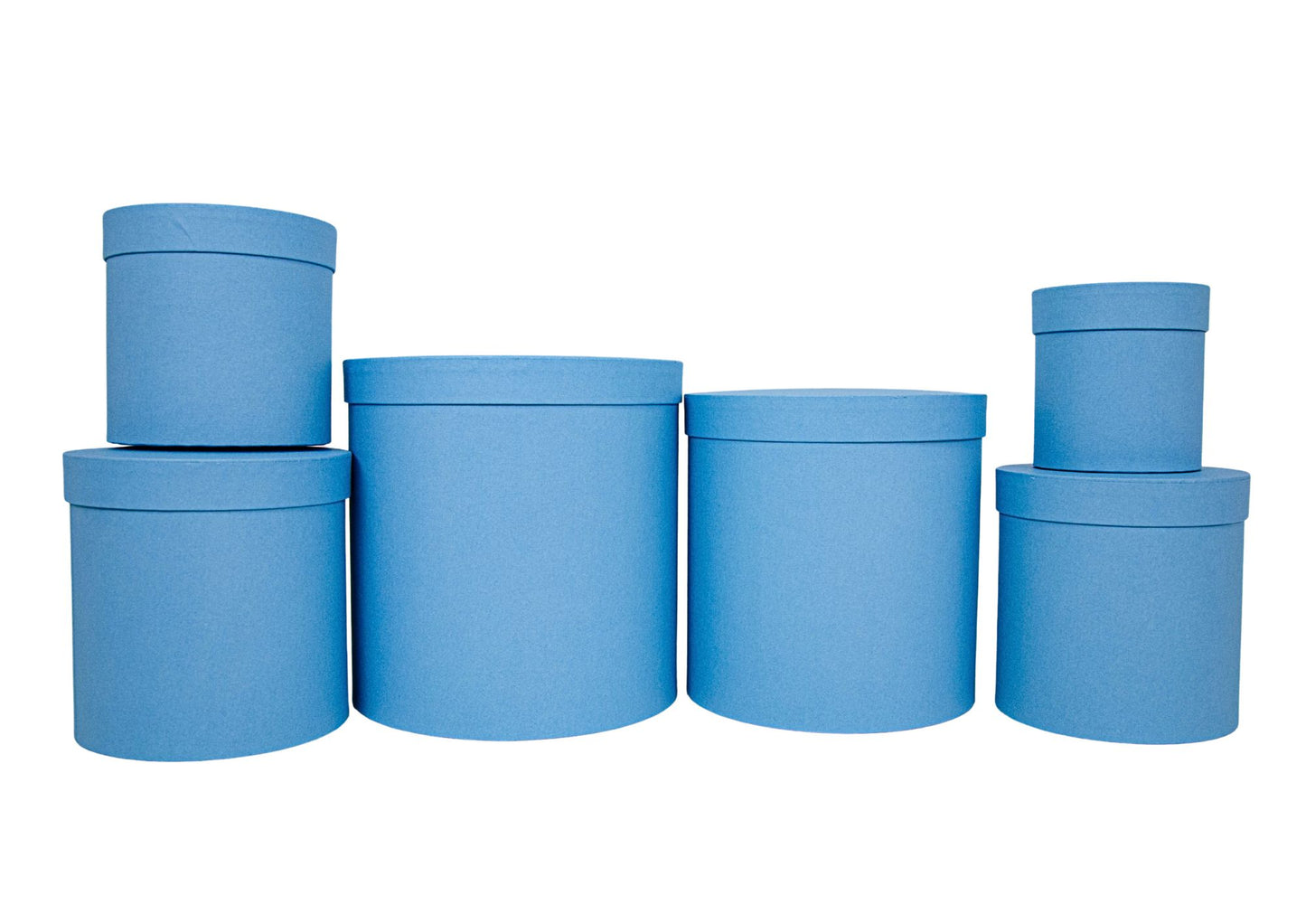 Set 6 Cutii Rotunde pentru Flori H12.5-H25