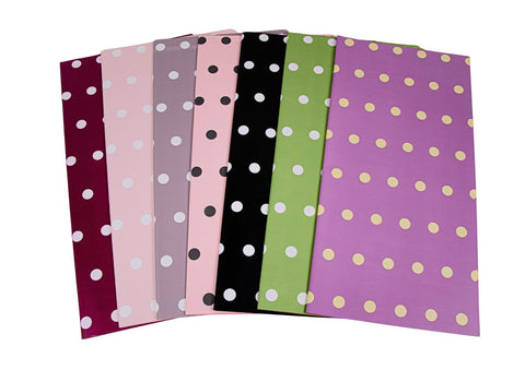 Folie Preumim  Doua Fete  cu Buline 57x57cm 20 buc / set