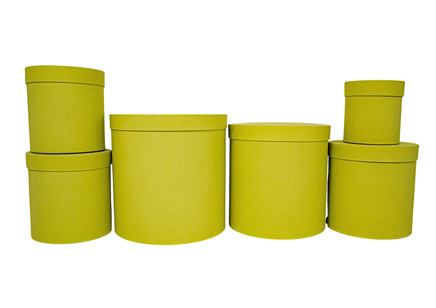 Set 6 Cutii Rotunde pentru Flori H12.5-H25