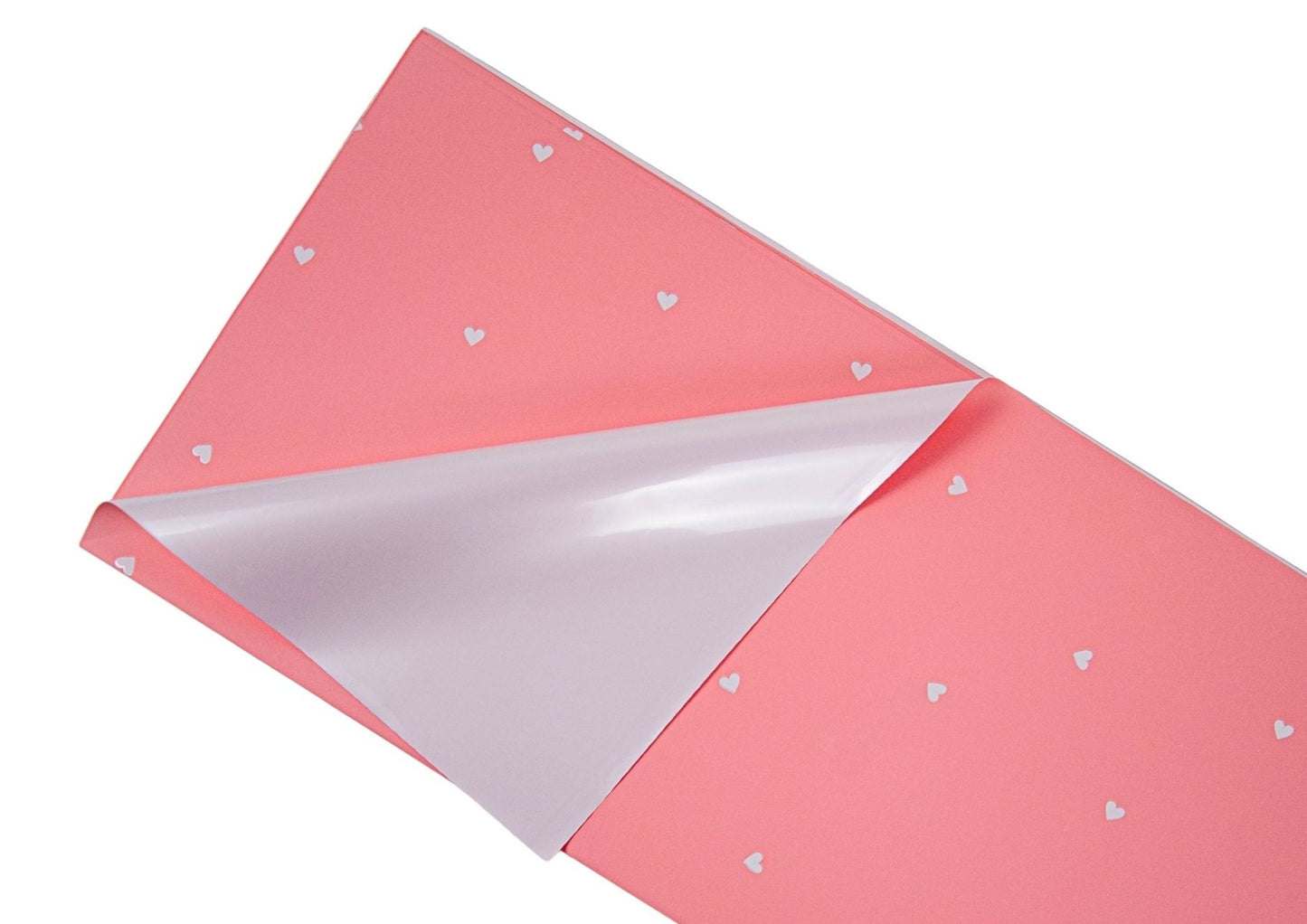 Celofan Ambalaj Doua Fete cu Inimi 57x57cm 20 buc/set