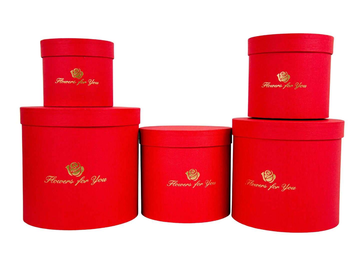 cutii decoratiuni pt flori culoare rosie