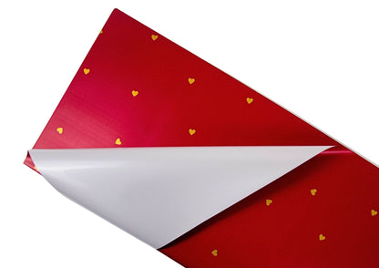 Celofan Ambalaj Doua Fete cu Inimi 57x57cm 20 buc/set