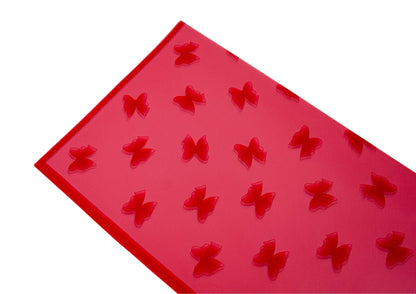 Celofan Patrat Mat Cu Chenar si Fluturi Model 51