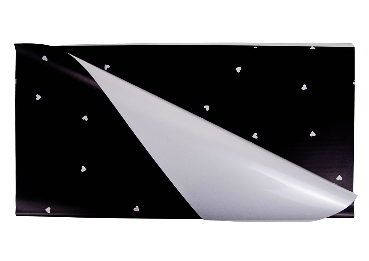 Folie Ambalaj cu Inimi 57x57cm 20 buc/set