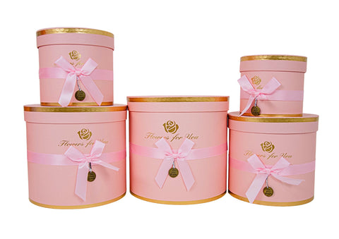 SET 5 CUTII ROTUNDE CU FUNDA