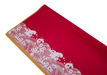 Celofan Patrat  Cu Chenar si Valuri Model 49