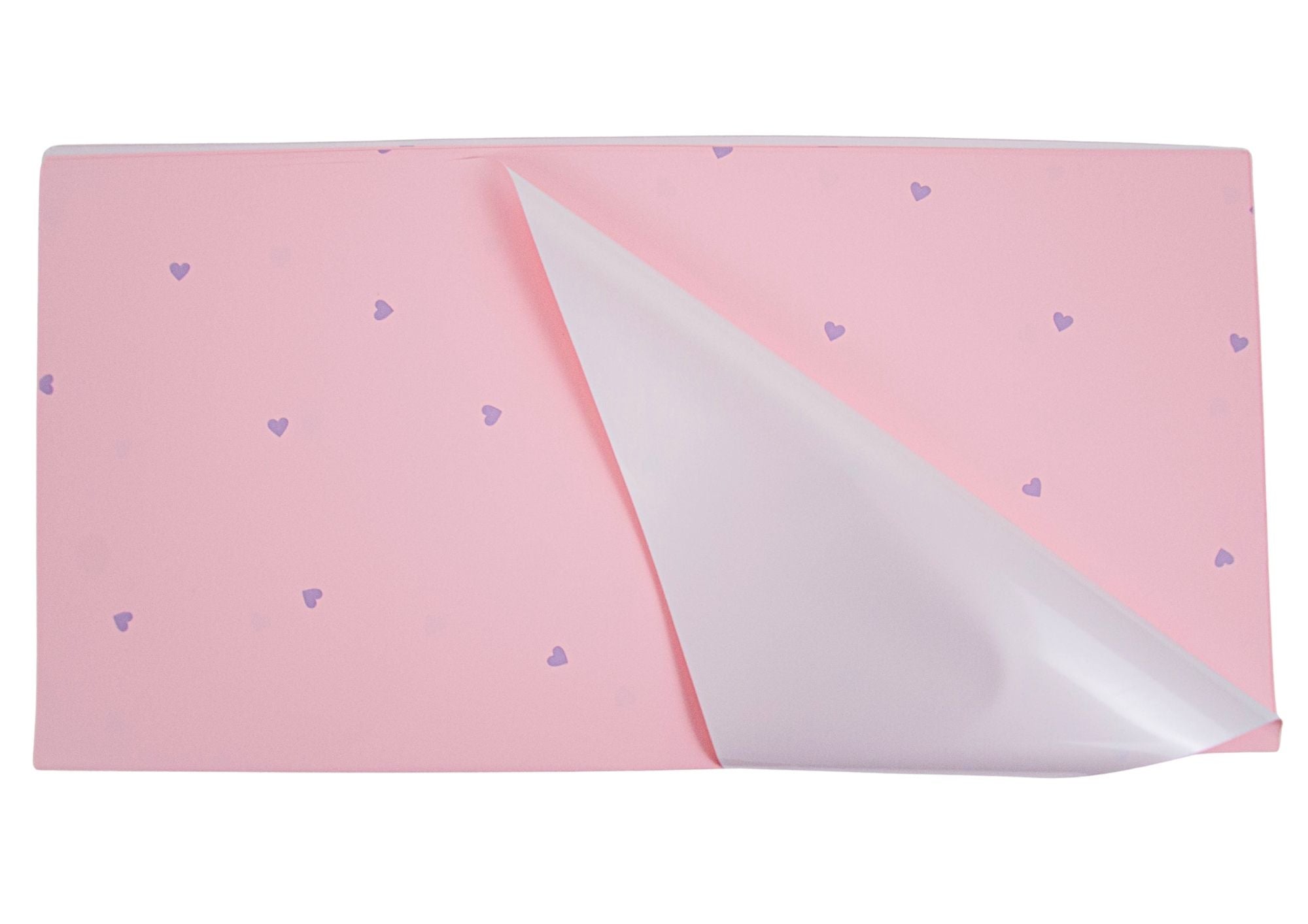 Folie Ambalaj cu Inimi 57x57cm 20 buc/set