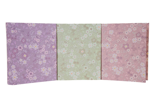 Set 3 cutii Cadou Tip Carte cu Model Floral