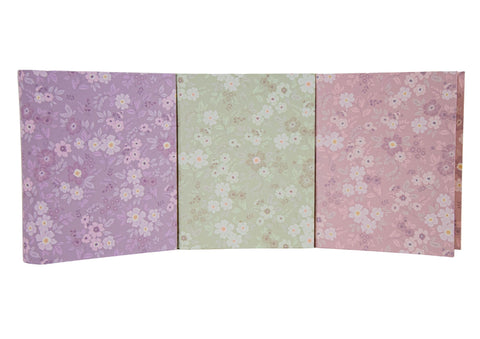 Set 3 cutii Cadou Tip Carte cu Model Floral