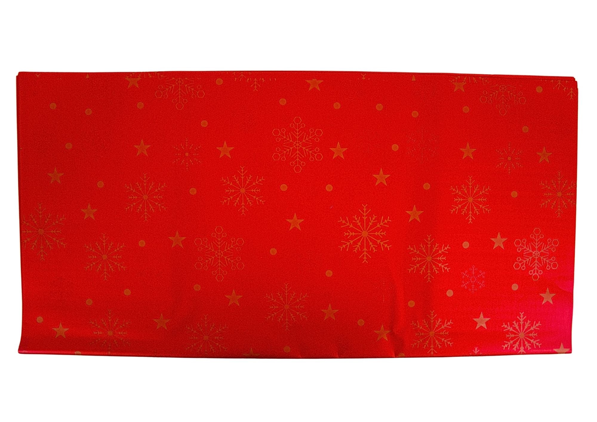 Folie Craciun cu Fulgi si Stele 57x57cm 20 buc/set