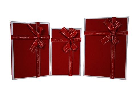 SET 3 CUTII DREPTUNGHI TIP CADOU CU FUNDA