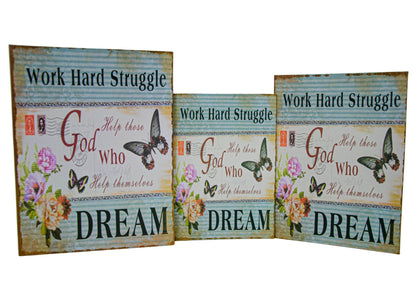 Set 3 Cutii Tip Carte cu Imprimeu H6-H8