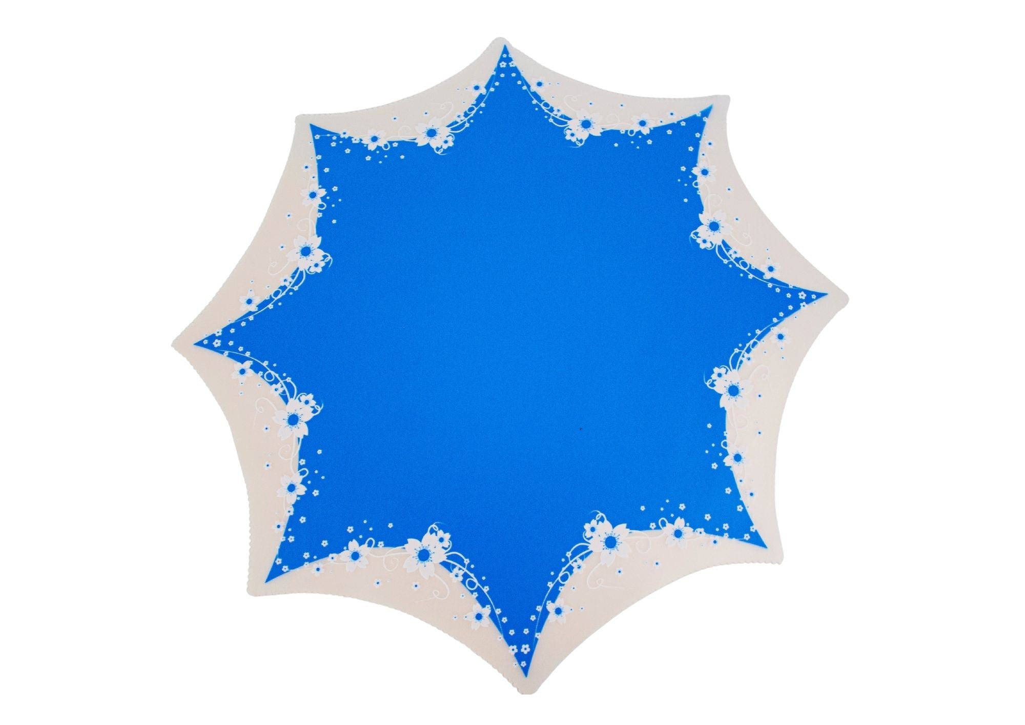 Folie Rotunda  Mata cu Model Floral pe Margine 53x52.5cm 18 buc/set