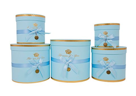 SET 5 CUTII ROTUNDE CU FUNDA