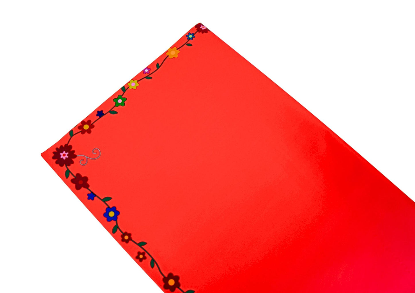 Celofan Premium Uni Cu Flori Pe Margine