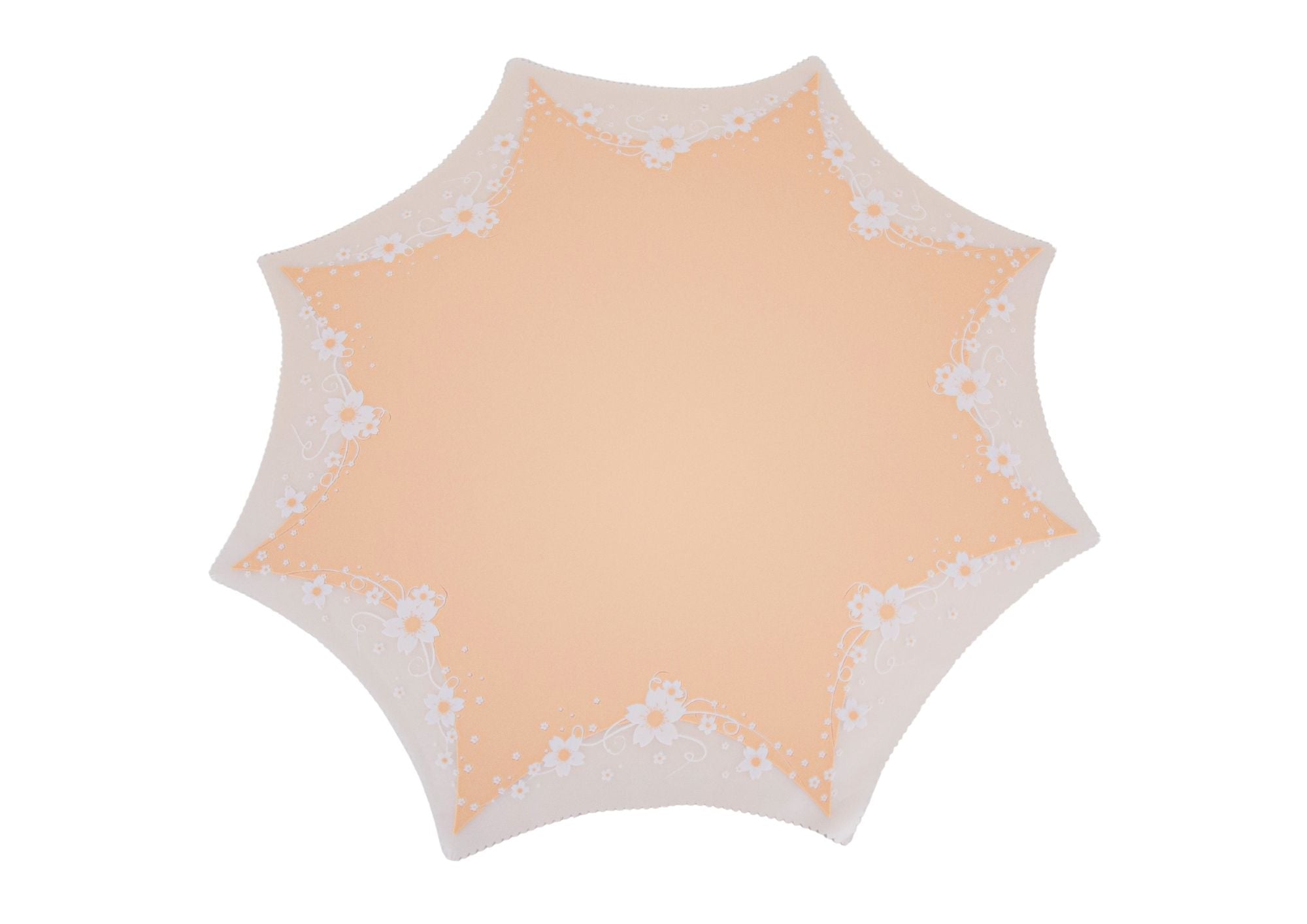 Folie Rotunda  Mata cu Model Floral pe Margine 53x52.5cm 18 buc/set