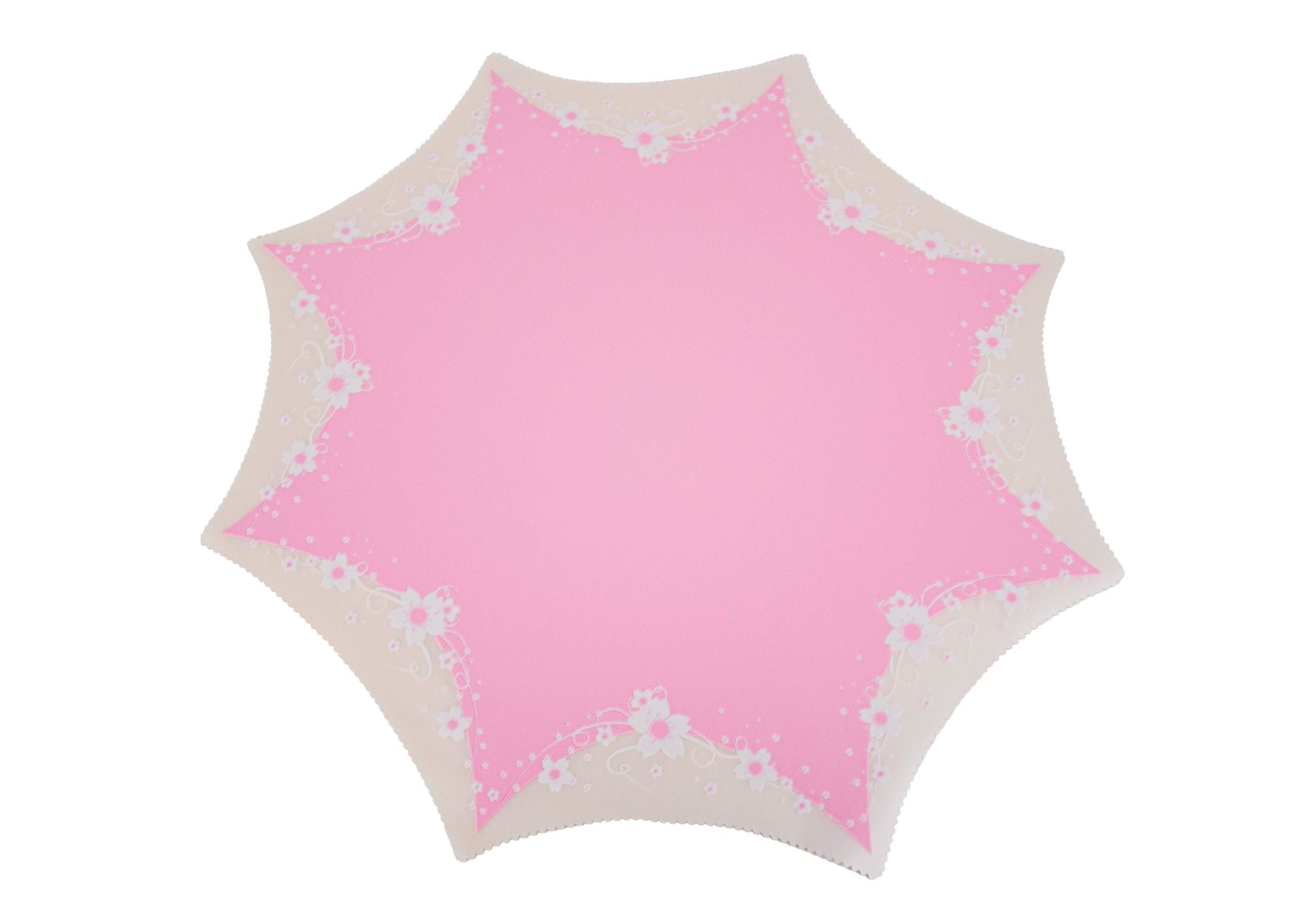 Folie Rotunda  Mata cu Model Floral pe Margine 53x52.5cm 18 buc/set