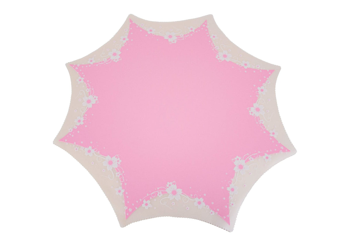 Folie Rotunda  Mata cu Model Floral pe Margine 53x52.5cm 18 buc/set