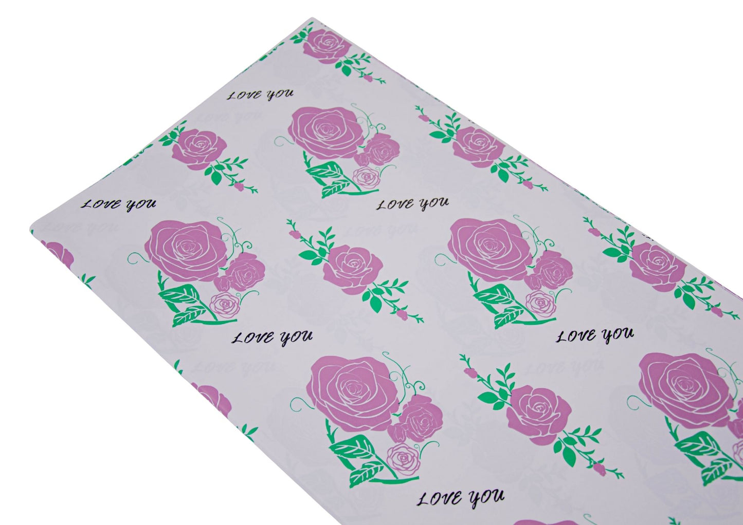 Celofan Patrat  Cu Trandafiri Model 43