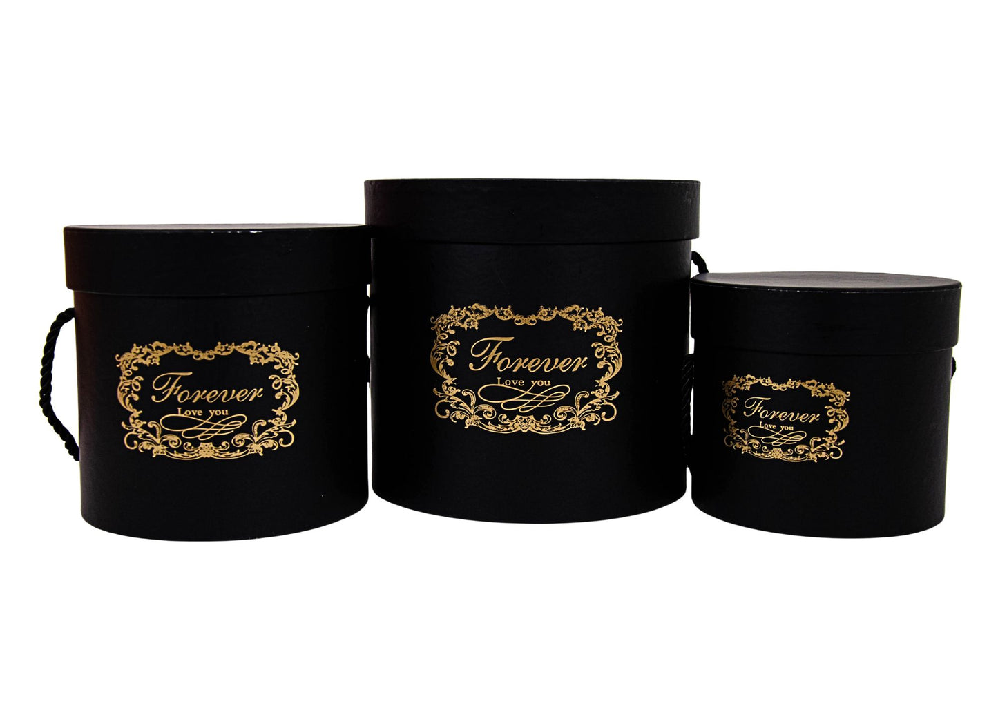 Set 3 Cutii Rotunde pentru Flori H12-H17
