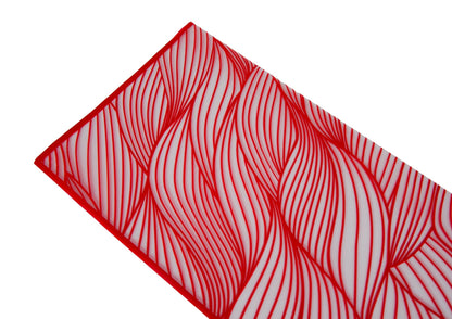 Celofan Patrat Cu Chenar si Frunze Mari Model 53