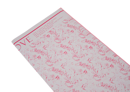 Celofan Patrat Doua Fete Cu Flori Model 55