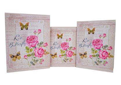 Set 3 Cutii Tip Carte cu Imprimeu H6-H8