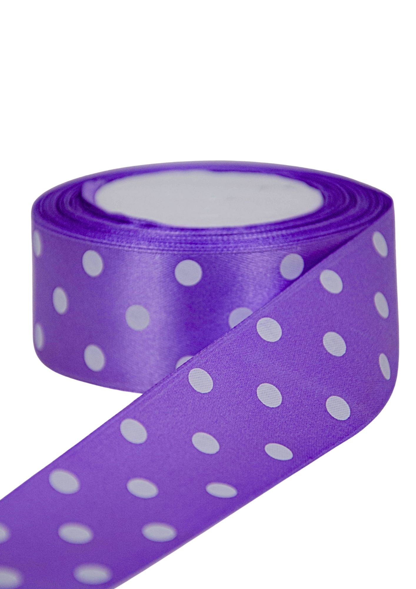 Panglica din satin cu buline 3,8 cm