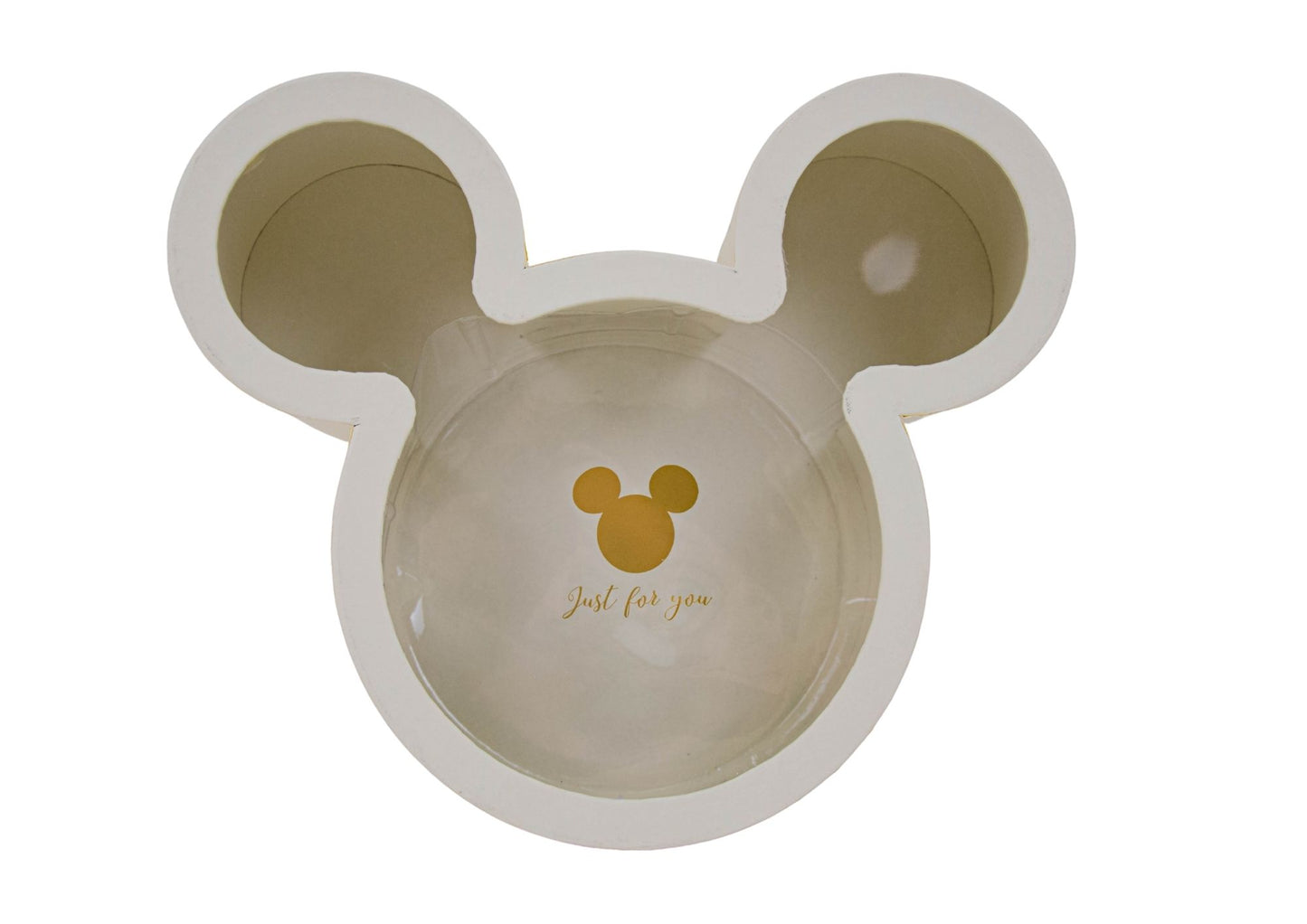 Cutie Mickey cu Capac Transparent pentru Flori D24x29 H10 cm