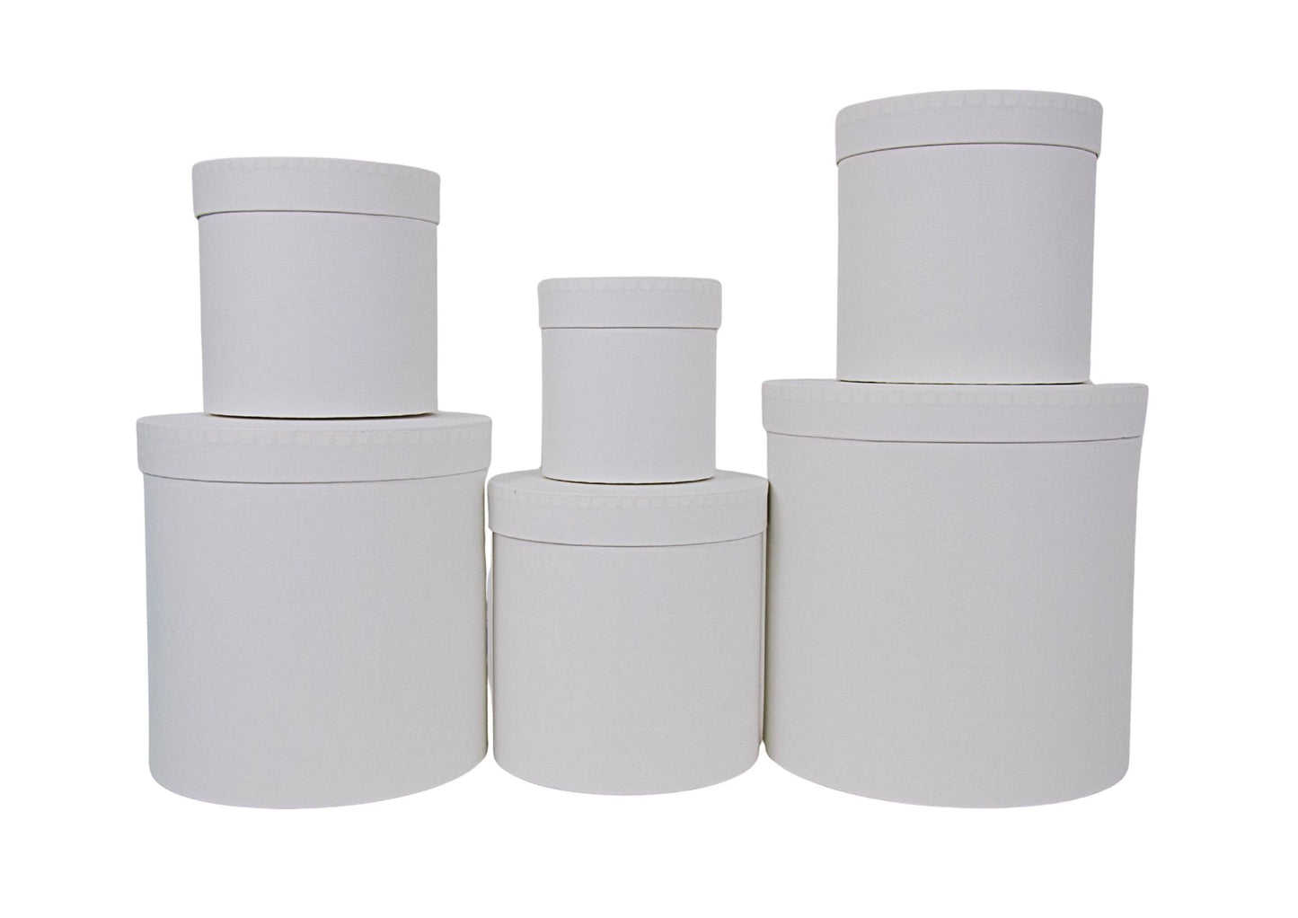 Set 6 Cutii Rotunde pentru Flori H12.5-H25