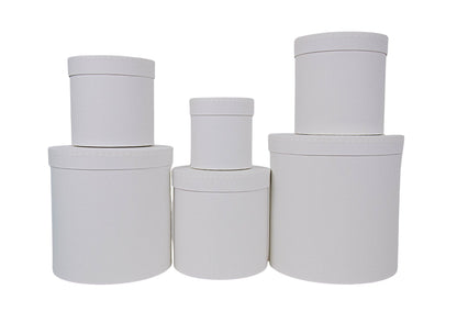 Set 6 Cutii Rotunde pentru Flori H12.5-H25