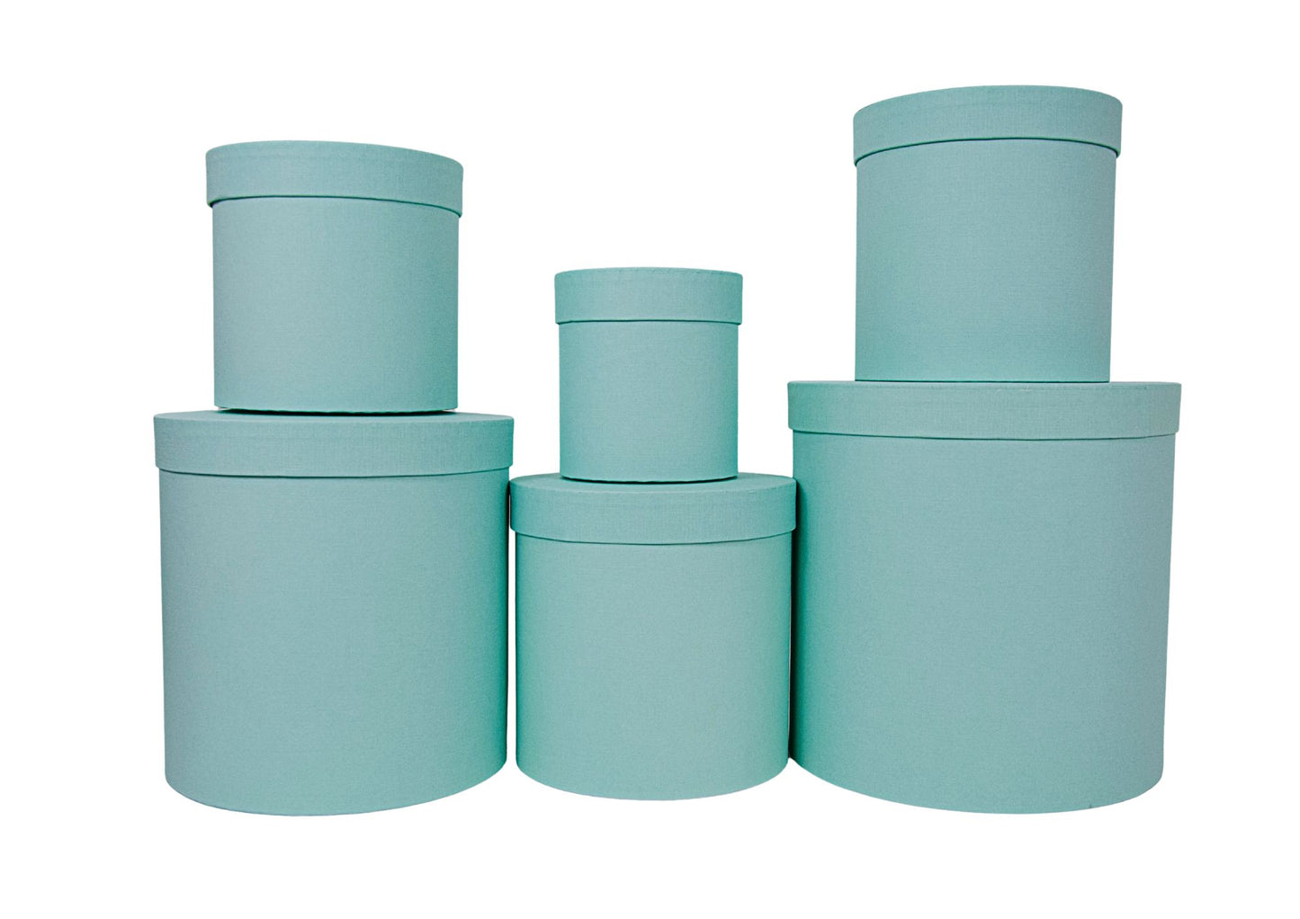 Set 6 Cutii Rotunde pentru Flori H12.5-H25