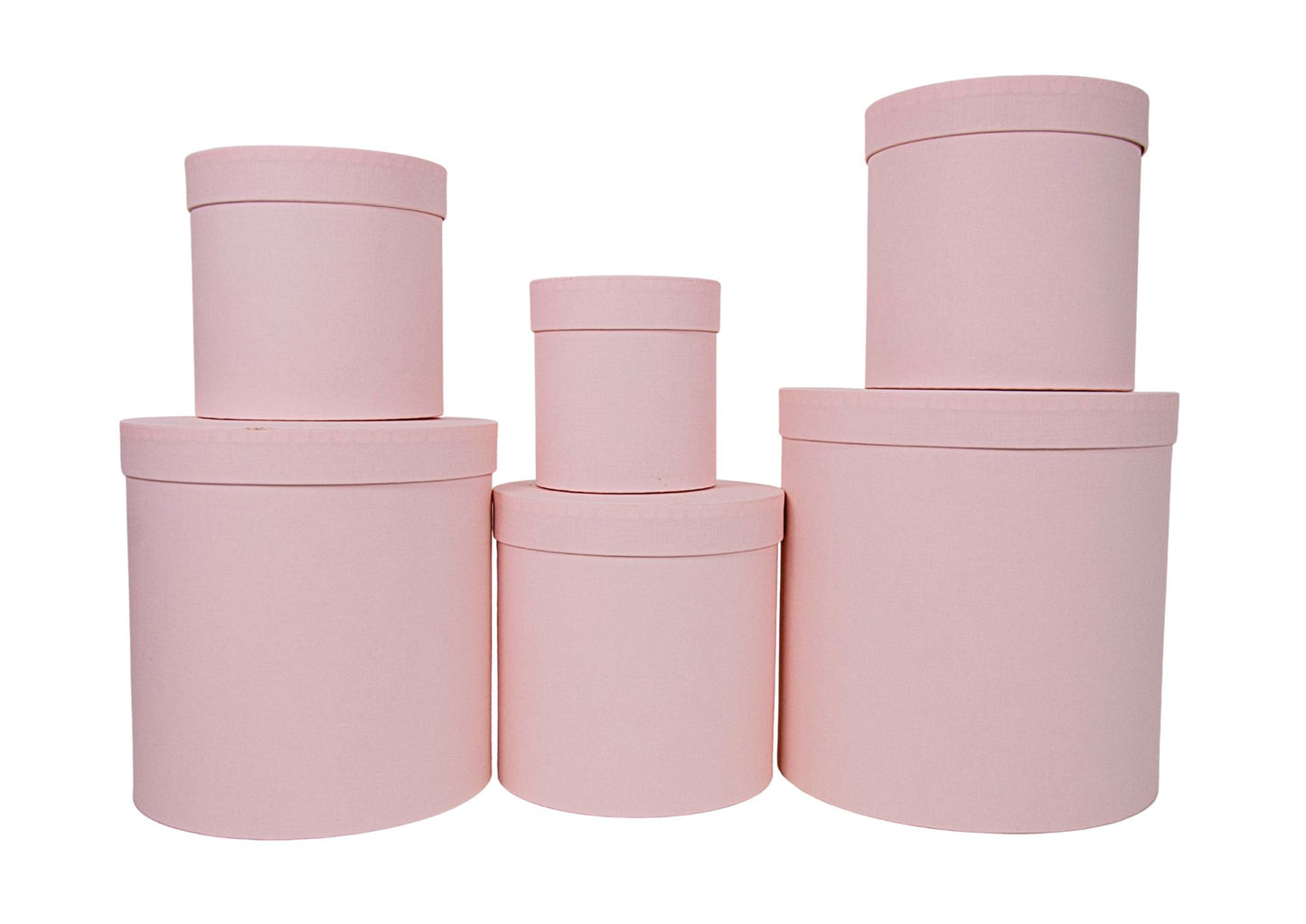 Set 6 Cutii Rotunde pentru Flori H12.5-H25