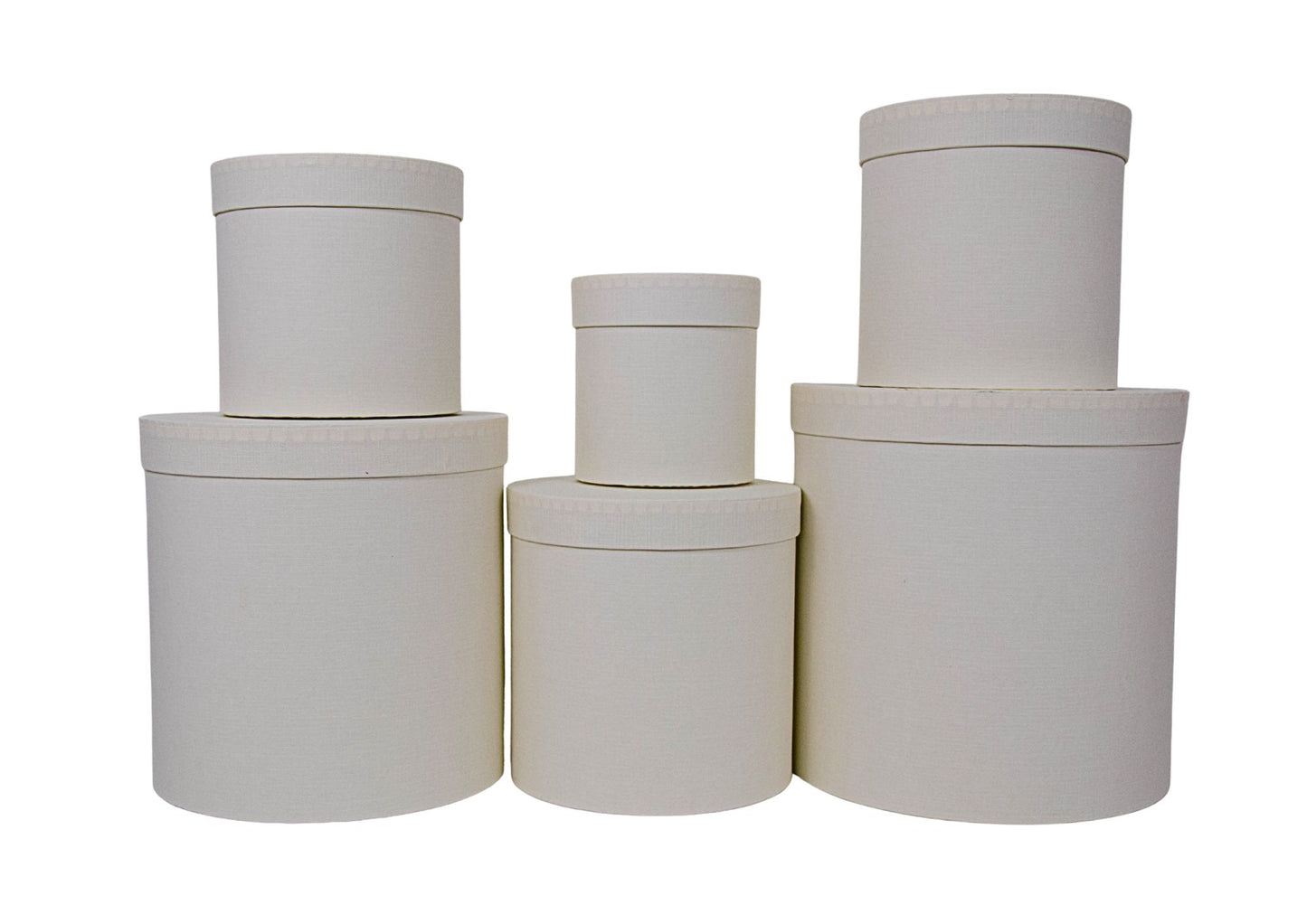 Set 6 Cutii Rotunde pentru Flori H12.5-H25