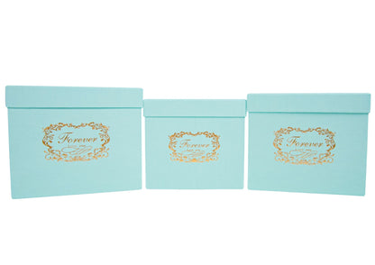 Set 3 Cutii Patrate cu Logo pentru Flori H16-H18