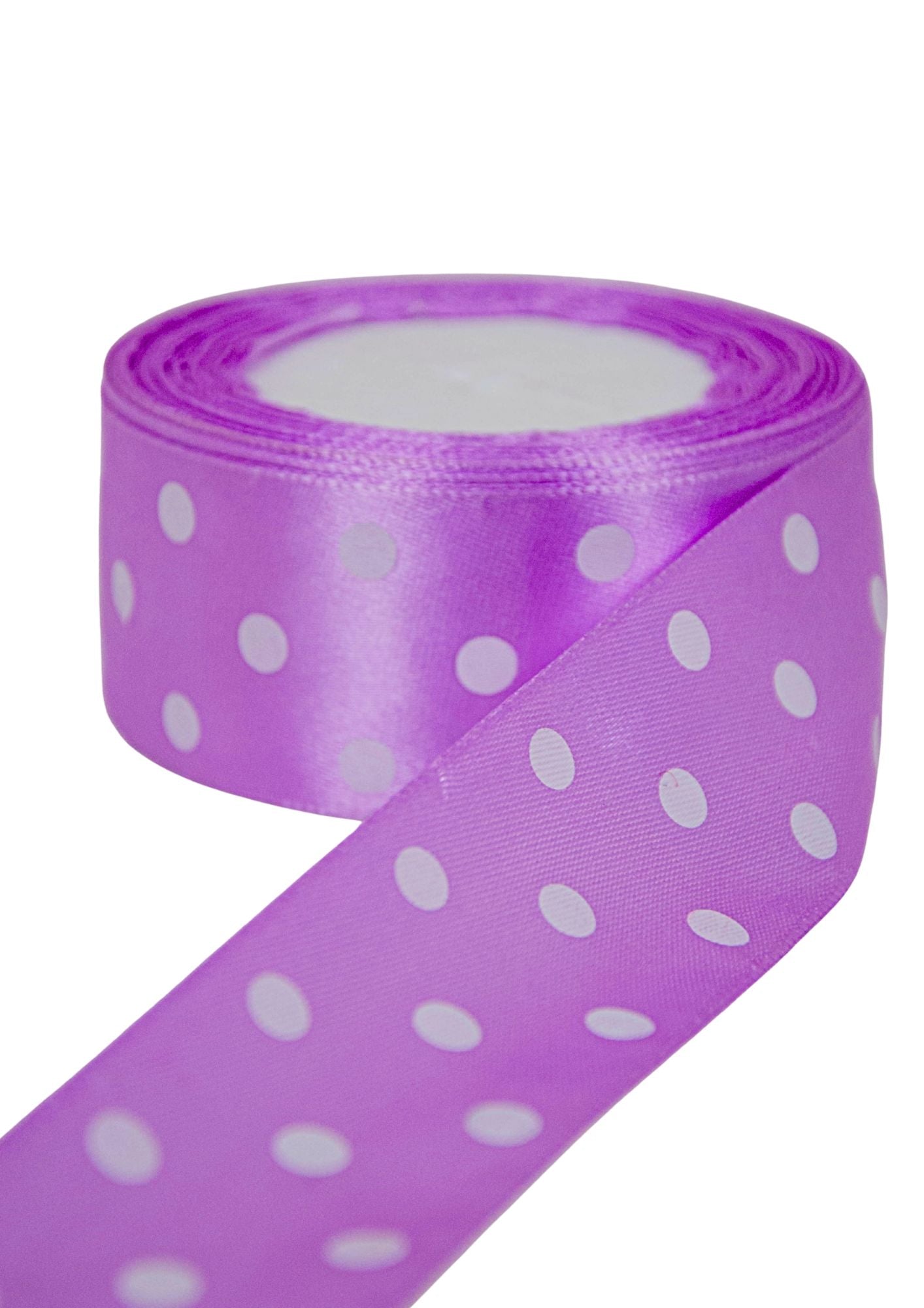 Panglica din satin cu buline 3,8 cm