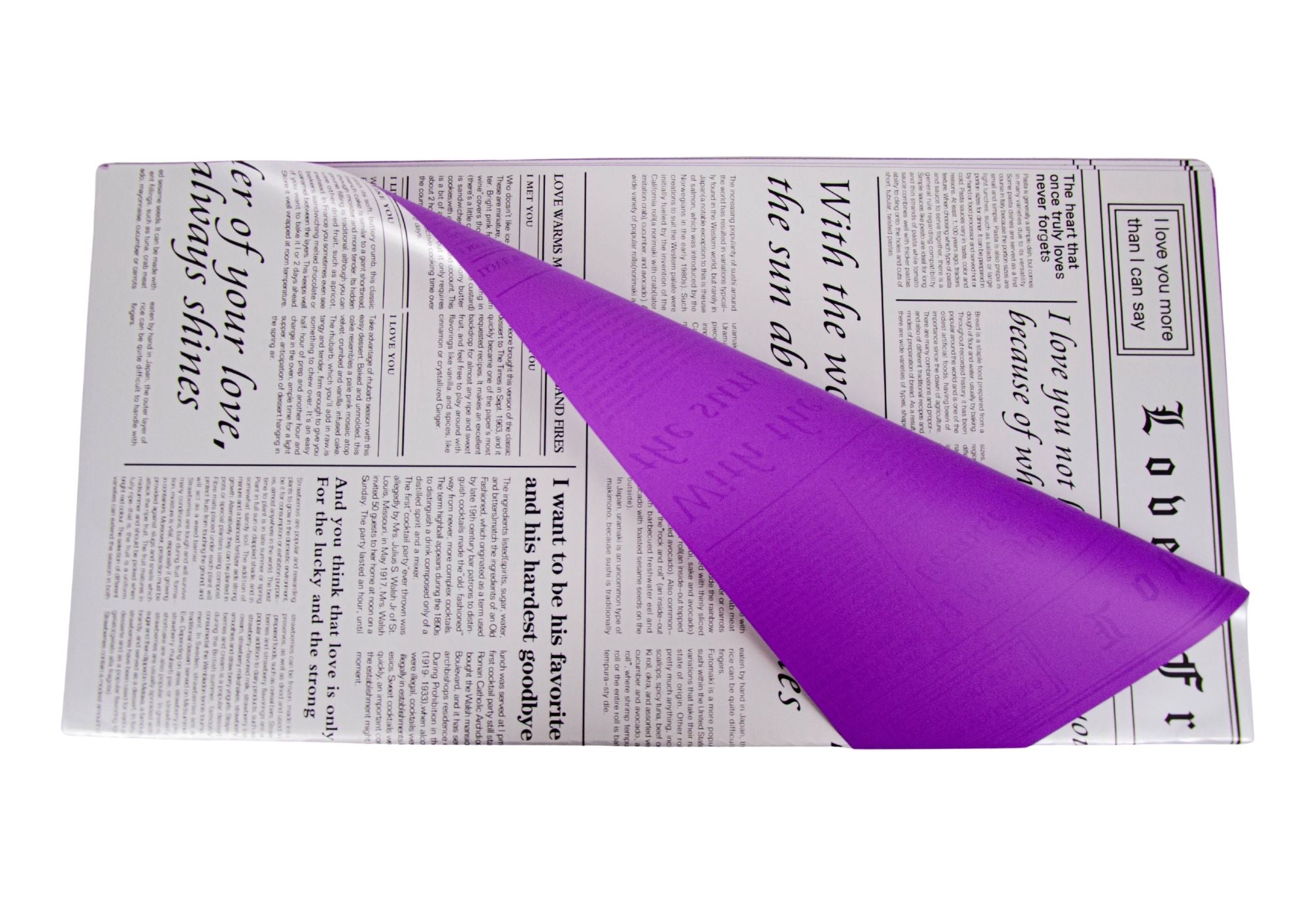 Folie Model Ziar 57x57cm 20 buc/set