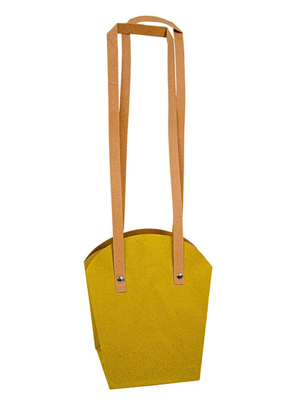 Set 10 pungi din hartie, toarta inalta, uni, mare H 20