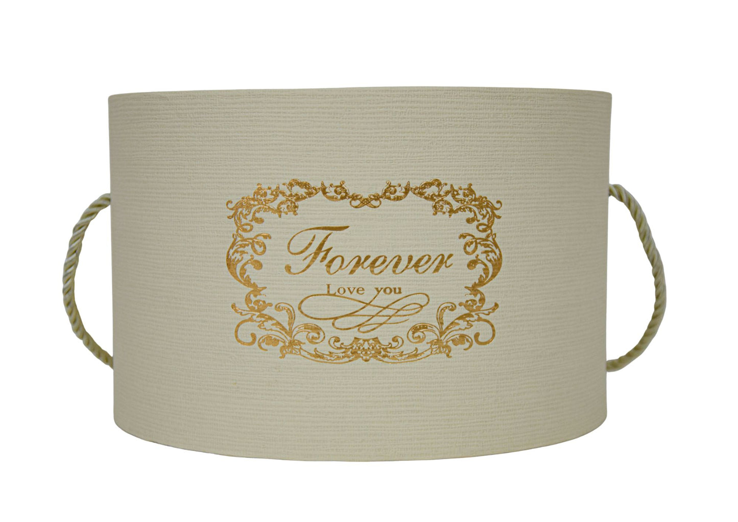 Cutie Rotunda Decoratiuni pentru Aranjamente Florale D20 x l13 cm