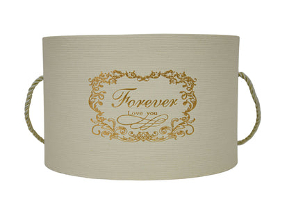Cutie Rotunda Decoratiuni pentru Aranjamente Florale D20 x l13 cm