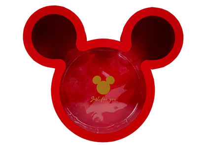Cutie Mickey cu Capac Transparent pentru Flori D24x29 H10 cm