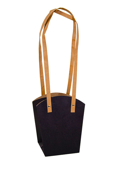 Set 10 pungi din hartie, toarta inalta, uni, mare H 20