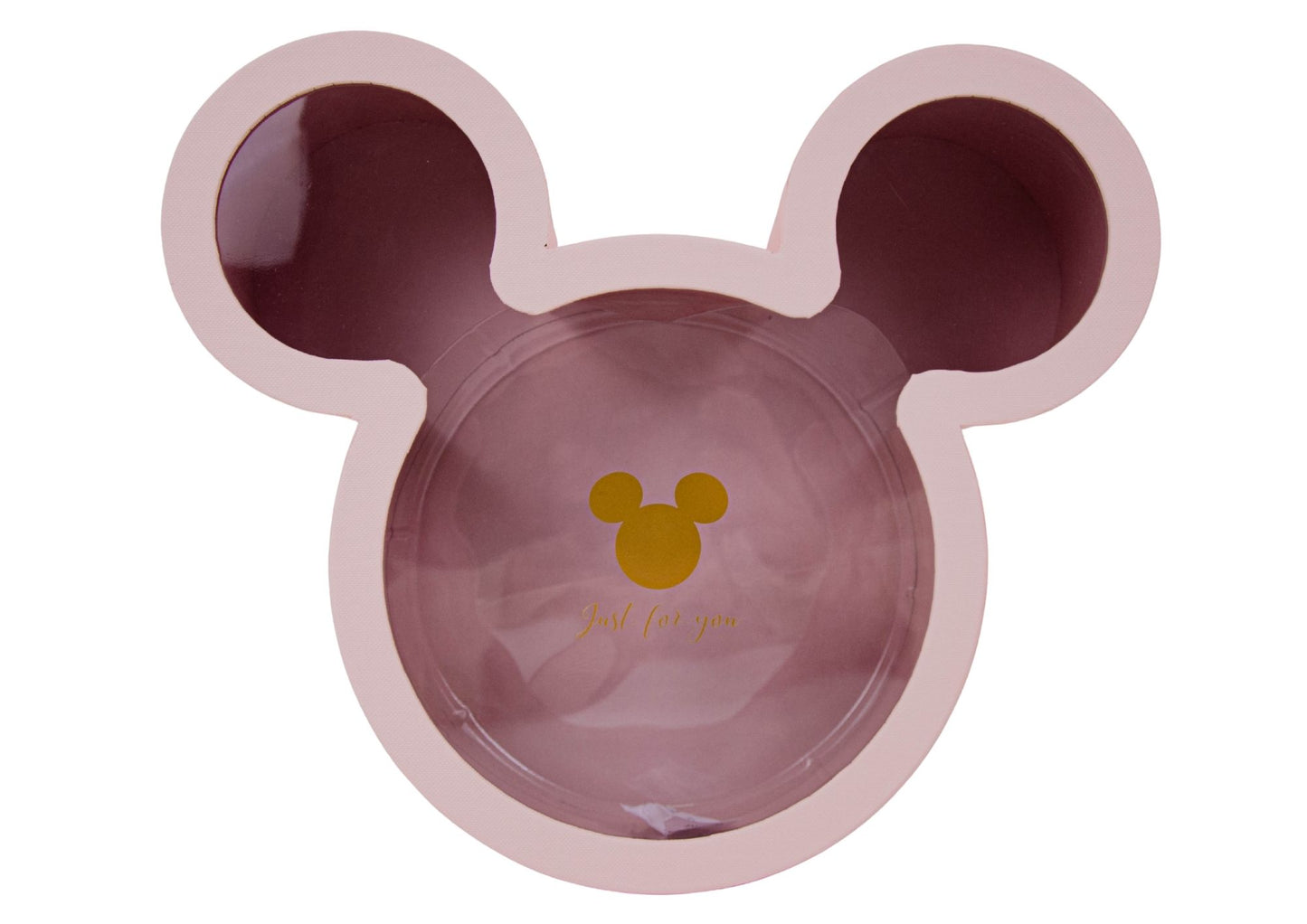 Cutie Mickey cu Capac Transparent pentru Flori D24x29 H10 cm