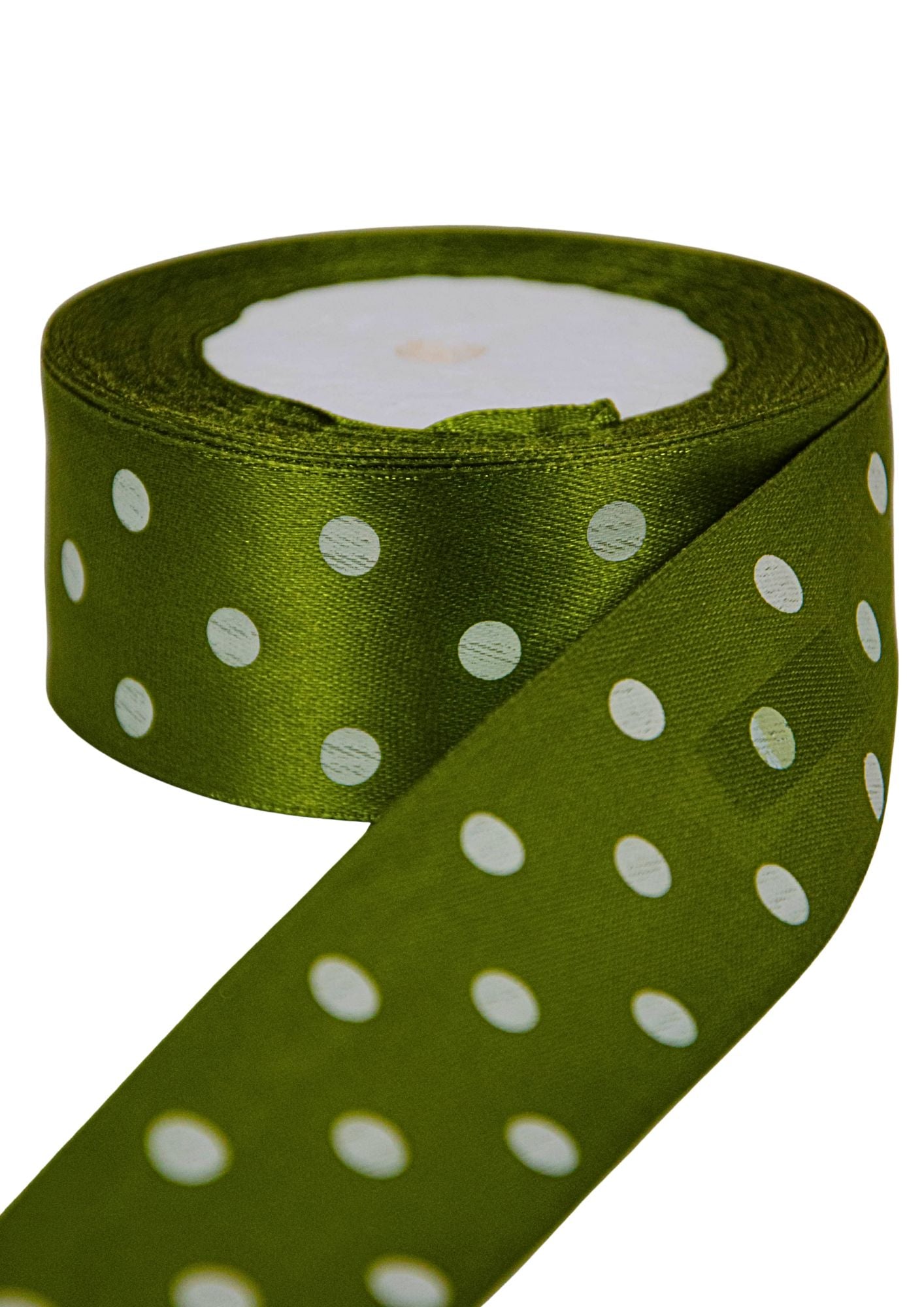 Panglica din satin cu buline 3,8 cm