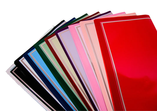 Celofan Mat cu Dunga pe Margine