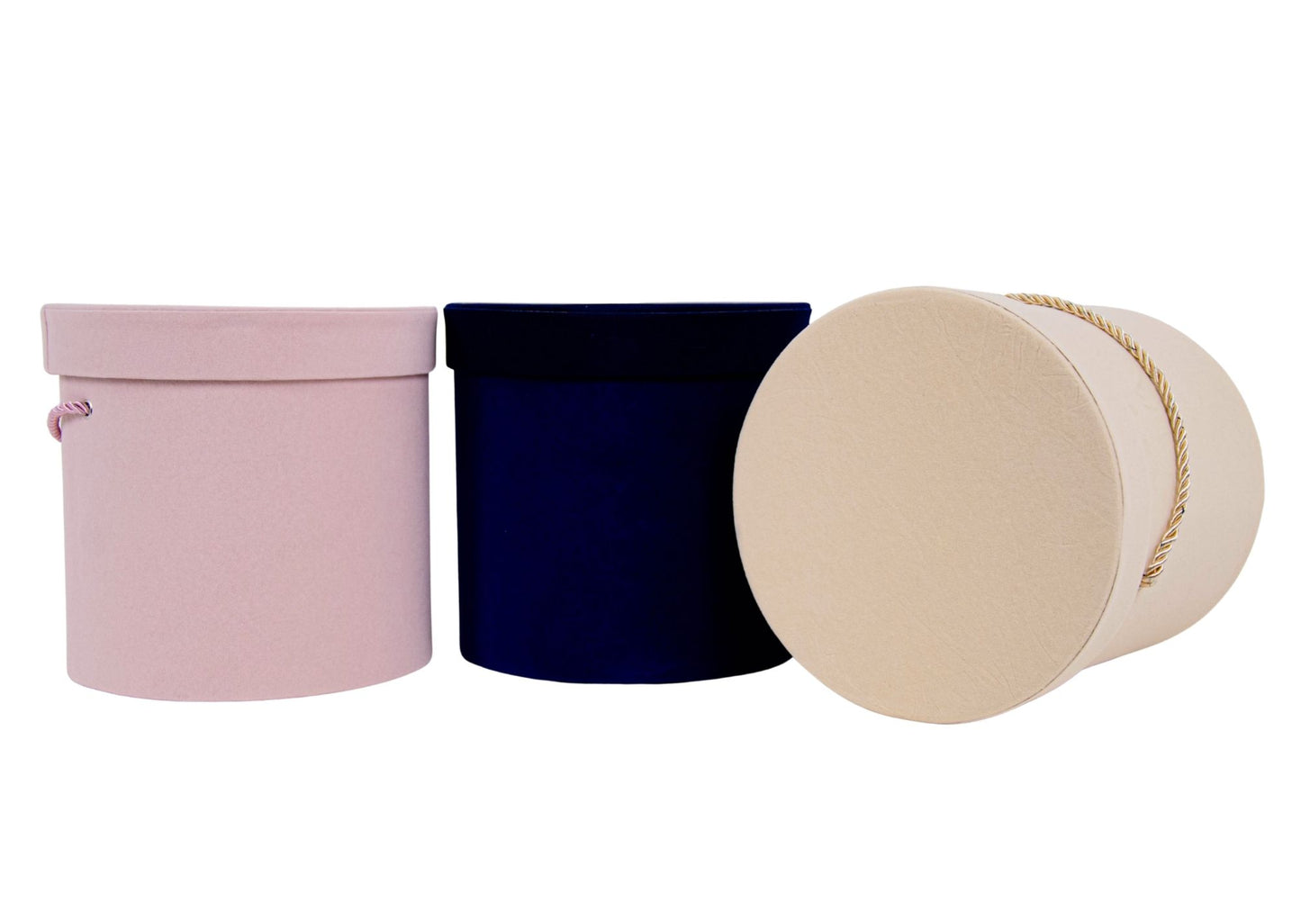 cutii decoratiuni  din velura