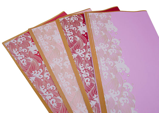 Celofan Patrat  Cu Chenar si Valuri Model 49